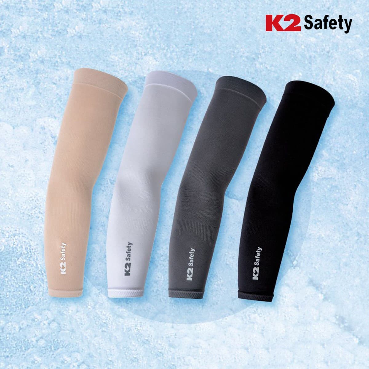 K2 쿨토시 국산 정품 50+ 자외선 99.7% 차단 냉감 소재 신축성 팔토시 손목 팔꿈치