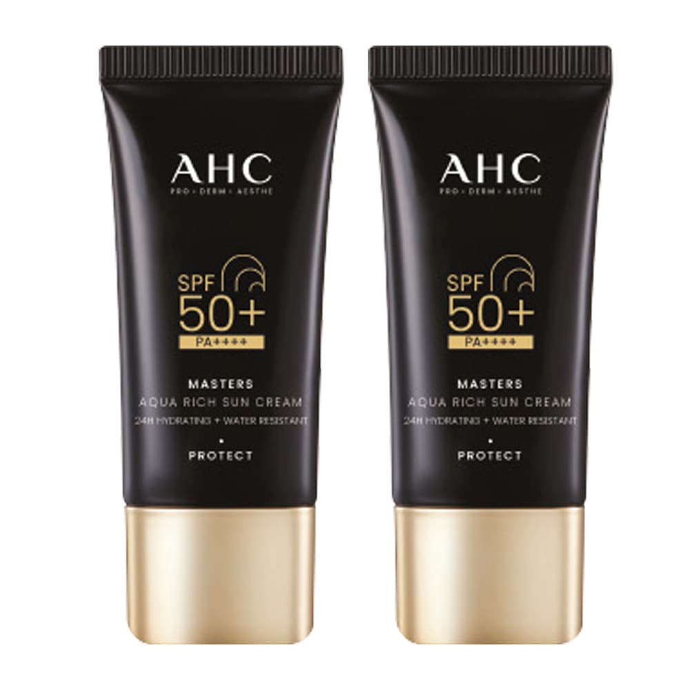 AHC 마스터즈 아쿠아 리치 선크림 SPF50+ PA++++