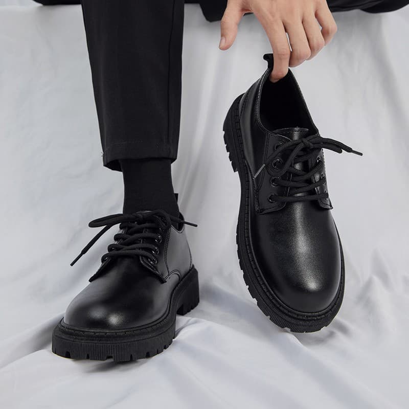 스타일닥터 남자 편안한 무광 구두 키높이 더비슈즈 로퍼 4cm