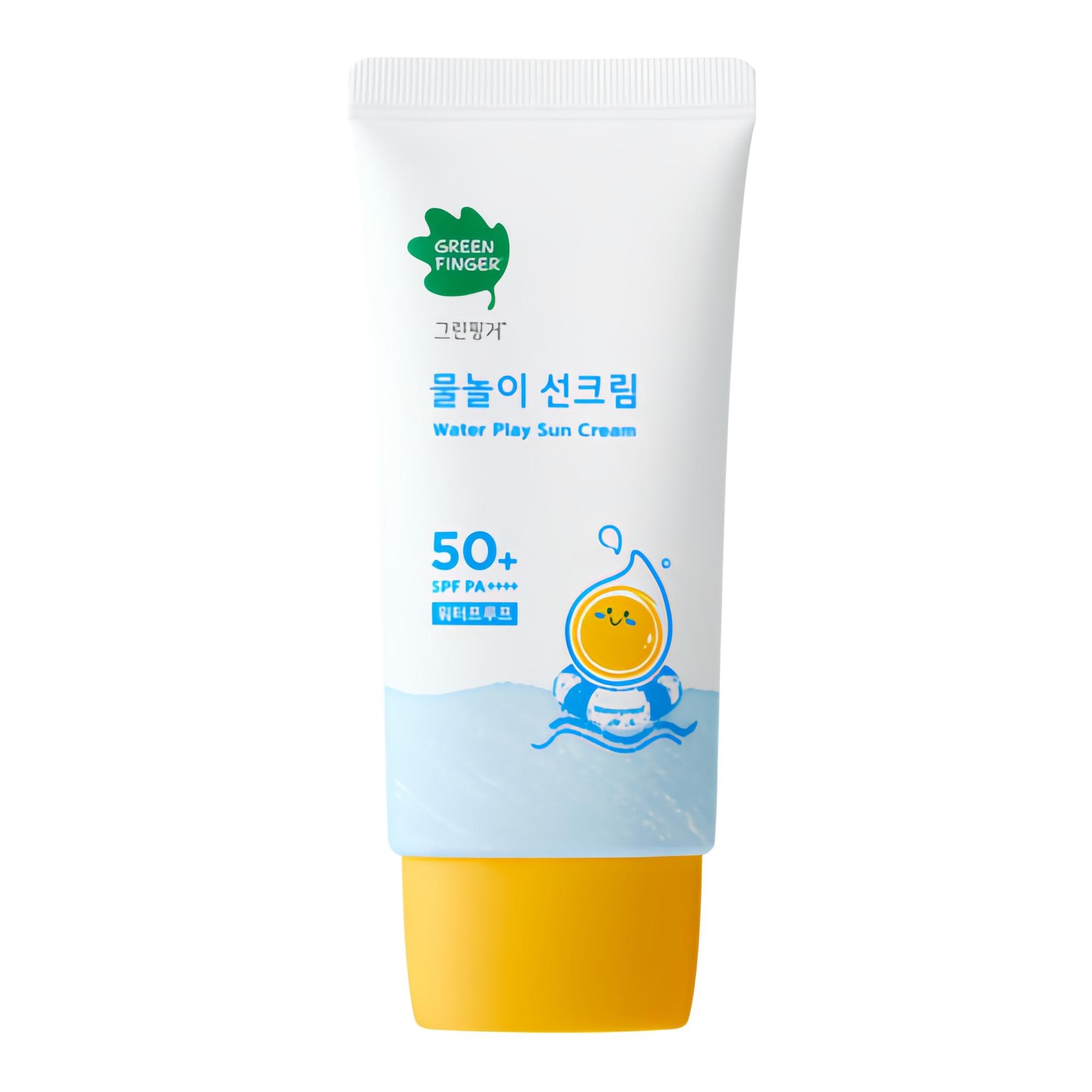 그린핑거 물놀이 유아 선크림 워터프루프 SPF50+ PA++++
