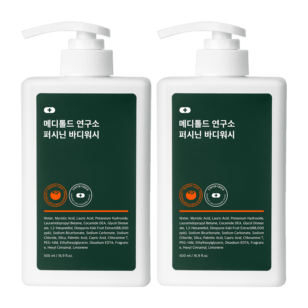 메디톨드연구소 퍼시닌바디워시 단감바디워시 탄닌 노네랄바디워시 노인냄새제거 땀냄새제거