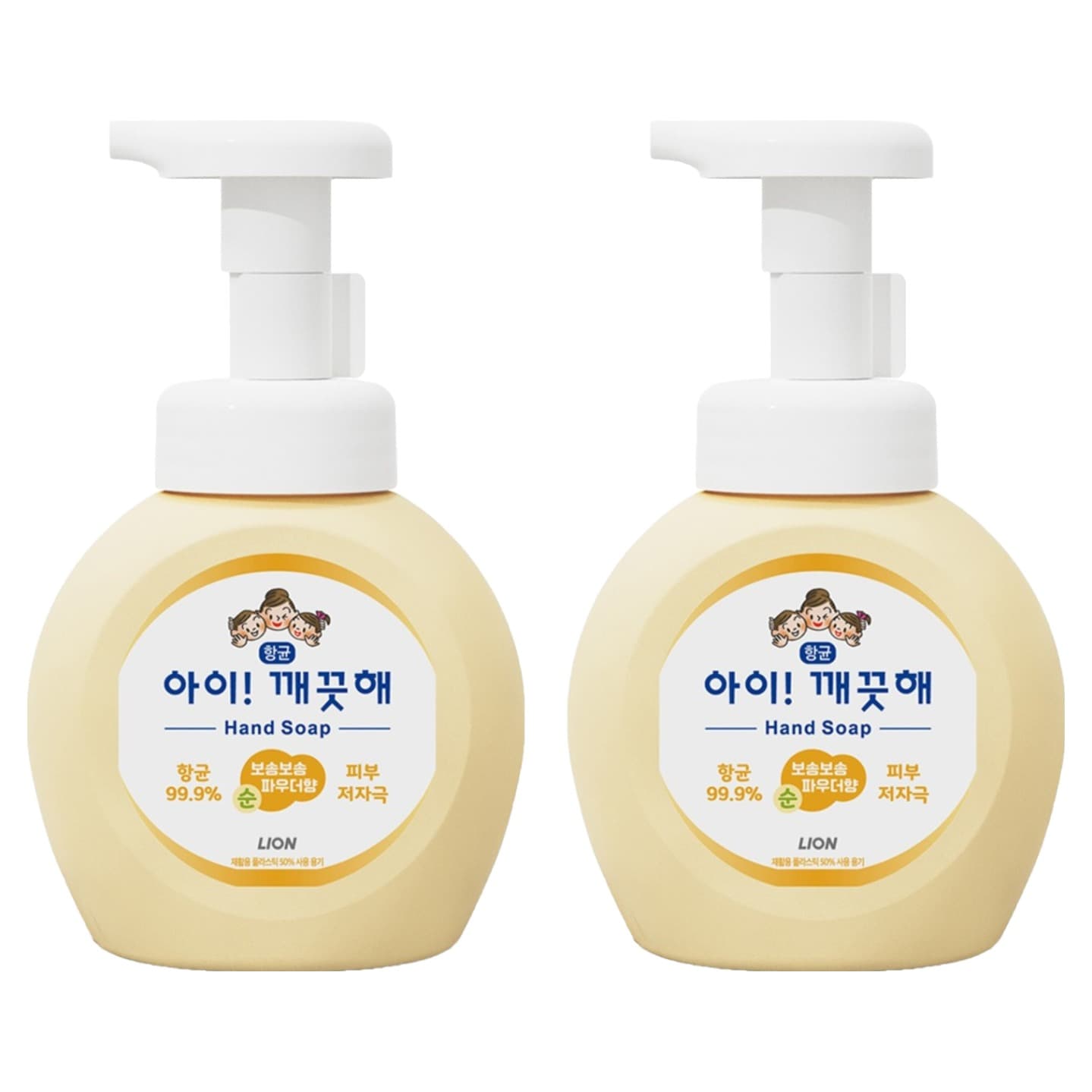 아이깨끗해 항균 폼 핸드솝 순 보송보송 파우더향