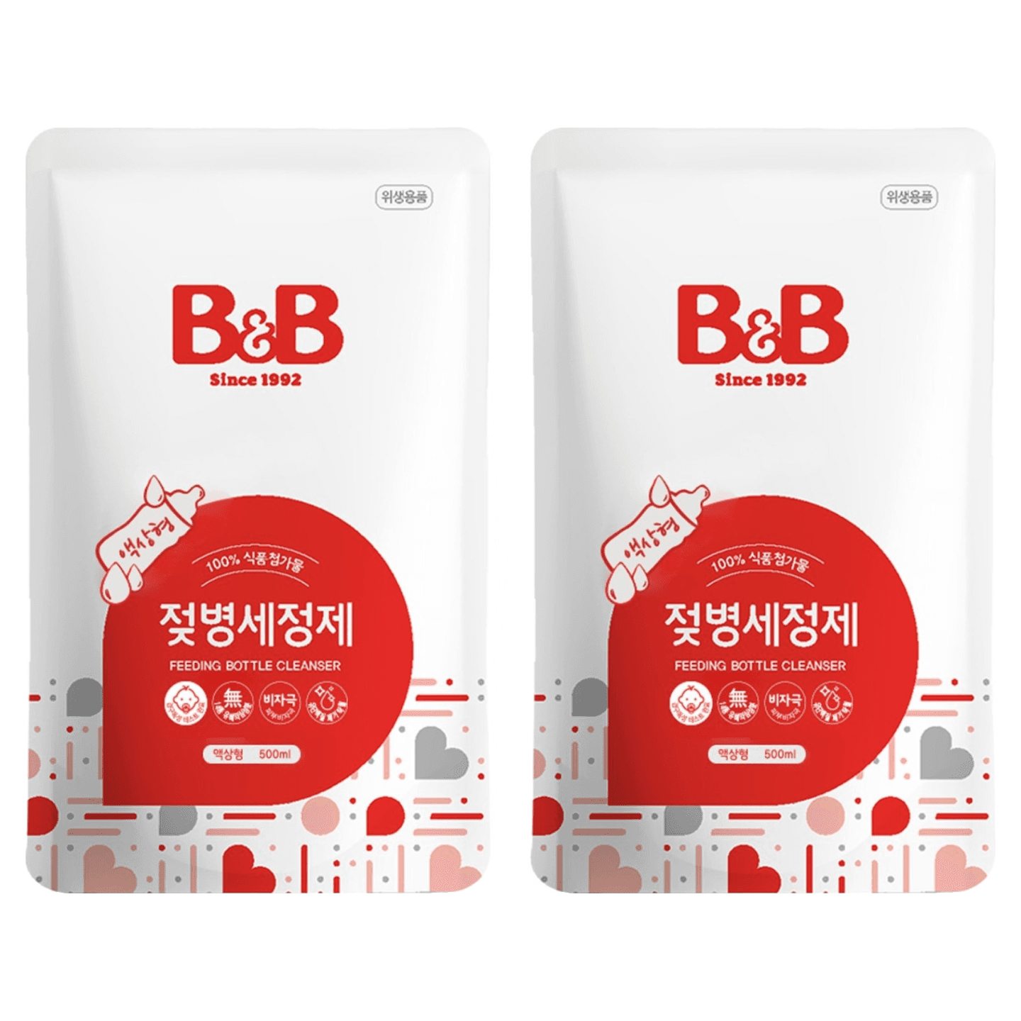 비앤비 액상형 젖병세정제 리필 허브향